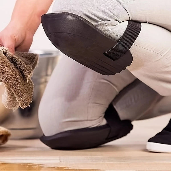 Heavy-duty knee pads for tile setters, bricklayers, and manual workers with moisture-resistant, thickened design for ultimate comfort and protection.