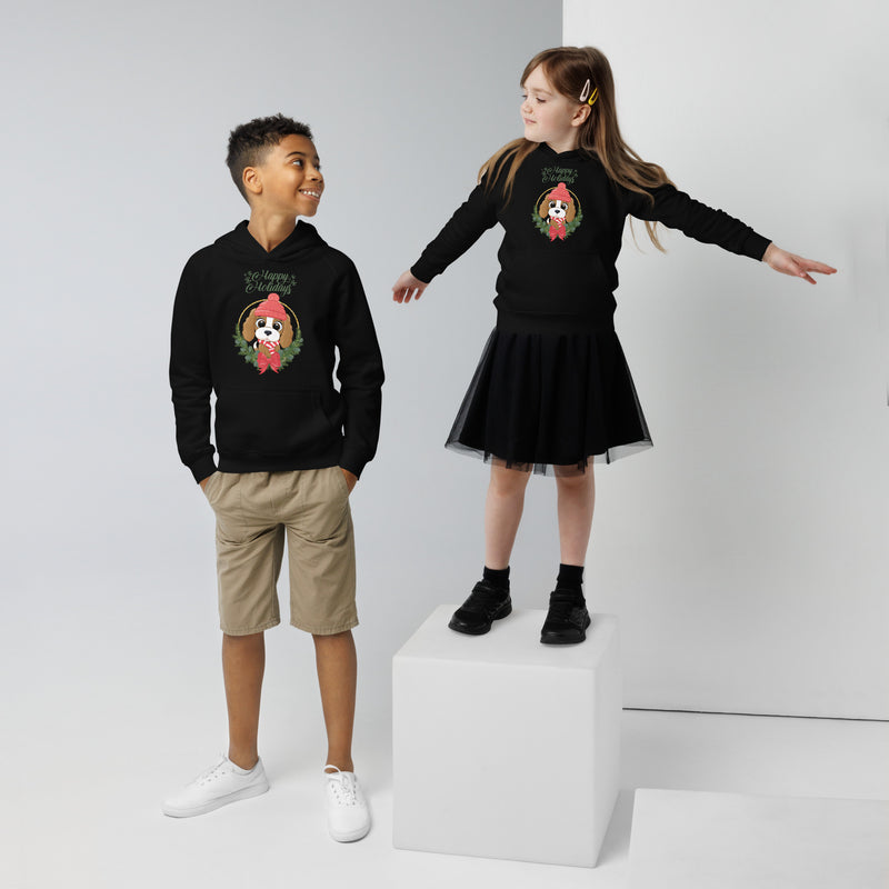 Christmas Kids Eco Hoodie - Comfy, Cozy, and Earth-Friendly