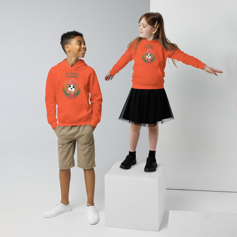 Christmas Kids Eco Hoodie - Comfy, Cozy, and Earth-Friendly