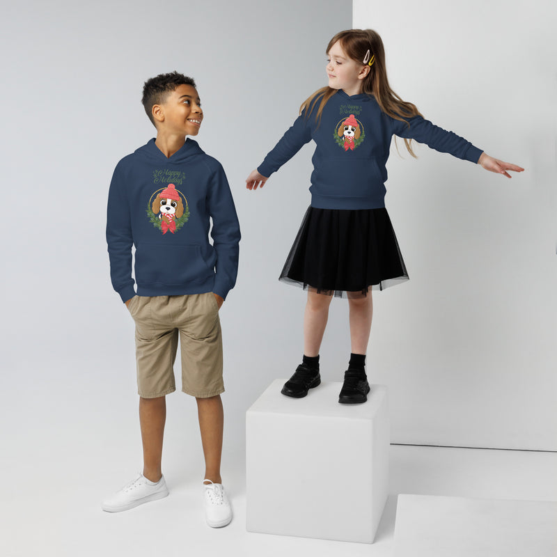 Christmas Kids Eco Hoodie - Comfy, Cozy, and Earth-Friendly