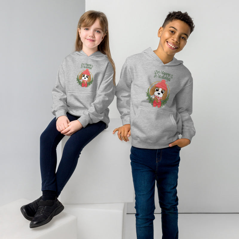 Christmas Kids Fleece Hoodie - Soft, Cozy, and Durable