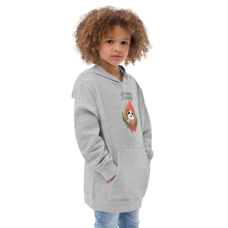 Christmas Kids Fleece Hoodie - Soft, Cozy, and Durable