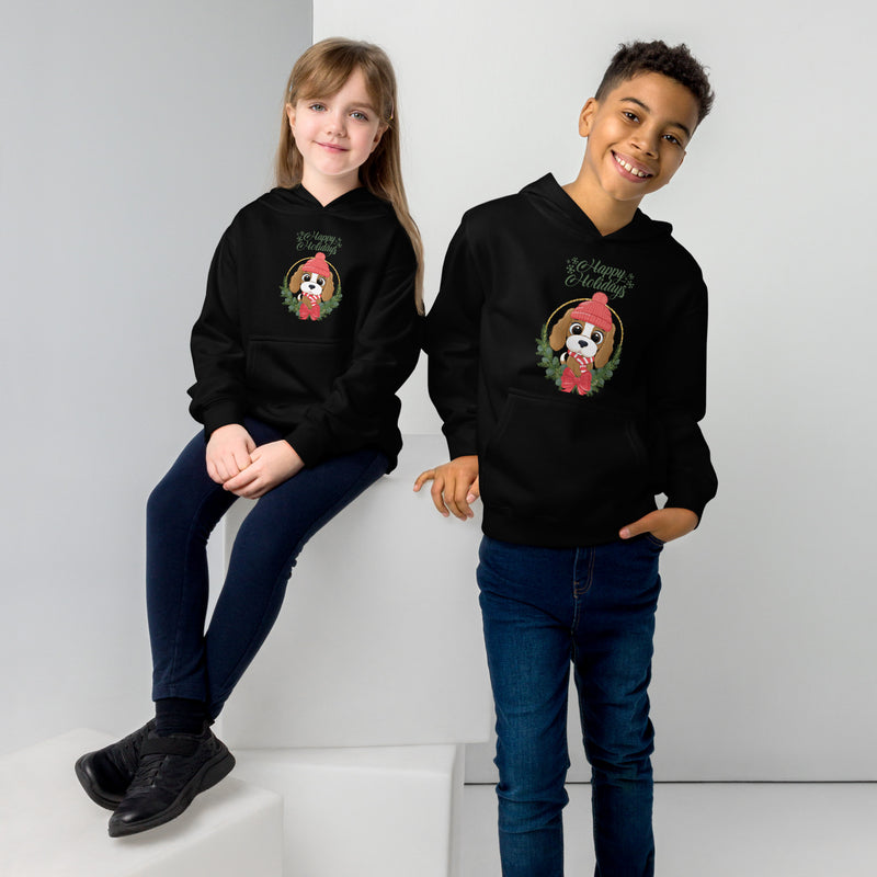 Christmas Kids Fleece Hoodie - Soft, Cozy, and Durable