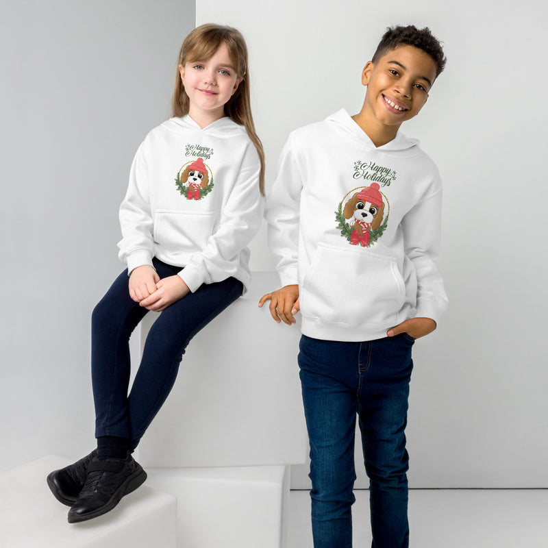 Christmas Kids Fleece Hoodie - Soft, Cozy, and Durable