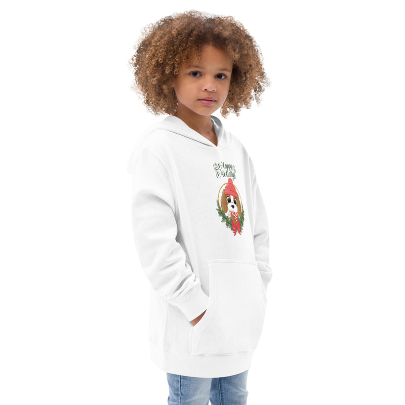 Christmas Kids Fleece Hoodie - Soft, Cozy, and Durable