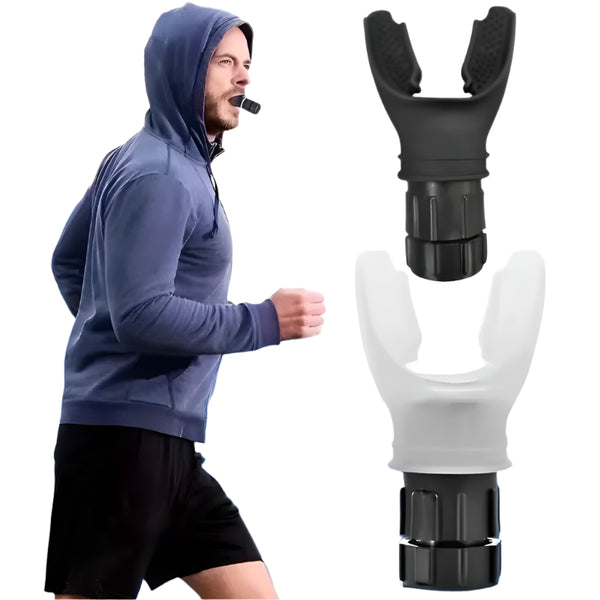 LungFit Pro adjustable breathing exercise device for lungs, fitness, and endurance training