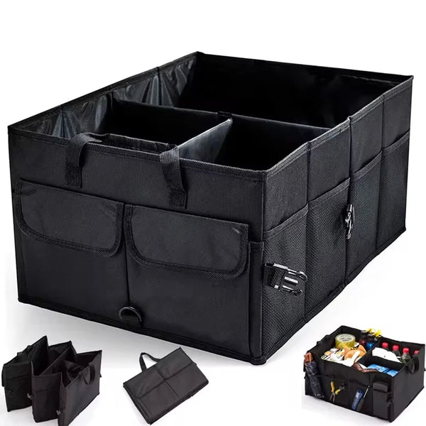 MaxCargo collapsible car trunk organizer with big capacity – eco-friendly storage box for SUVs, cars, and trucks