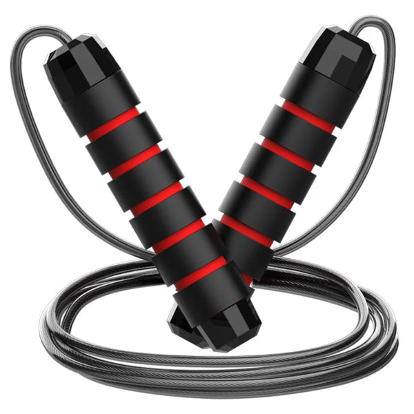 SpeedFit Adjustable Steel Wire Jump Rope – Tangle-Free Skipping Rope for Cardio & Home Workout