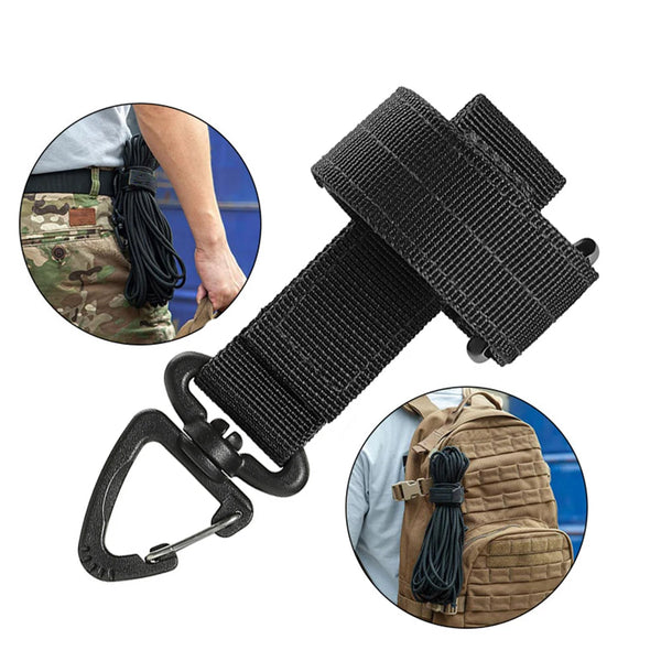 Tactical glove clip holder for outdoor, camping, work safety and climbing gear