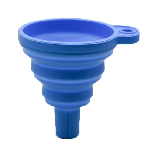 Universal Silicone Foldable Car Engine Funnel – Portable Fluid Change Funnel for Oil & Washer Fluid in Cars