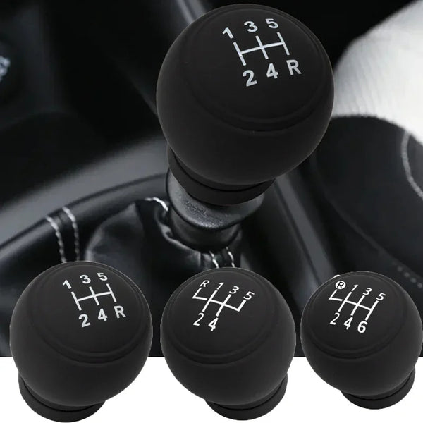 Universal silicone gear shift knob cover for manual car – nonslip waterproof dustproof protector