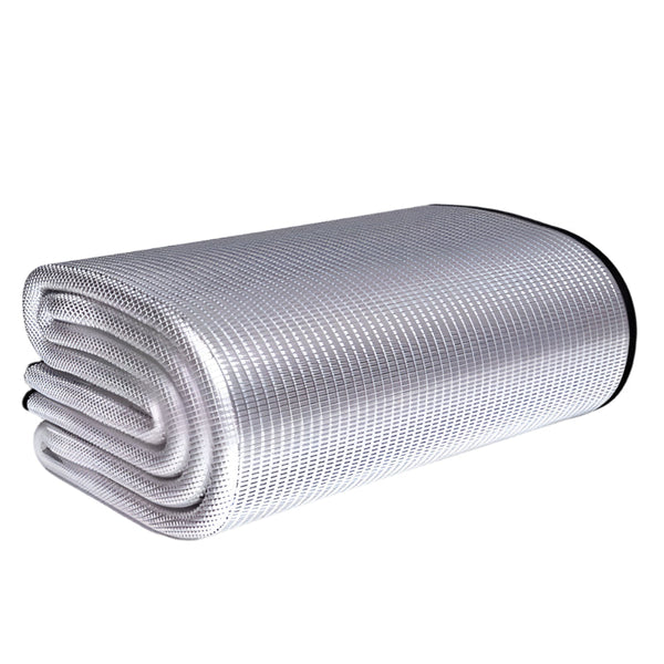 Waterproof outdoor picnic mat with double-sided aluminum insulation for beach and camping